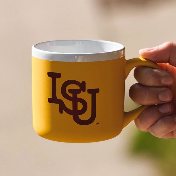 Iowa State Gold and Cardinal Piper Mug 12-oz